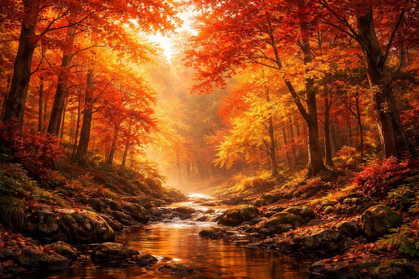 Autumn canopy gift sticker — gift card stickers card skin example